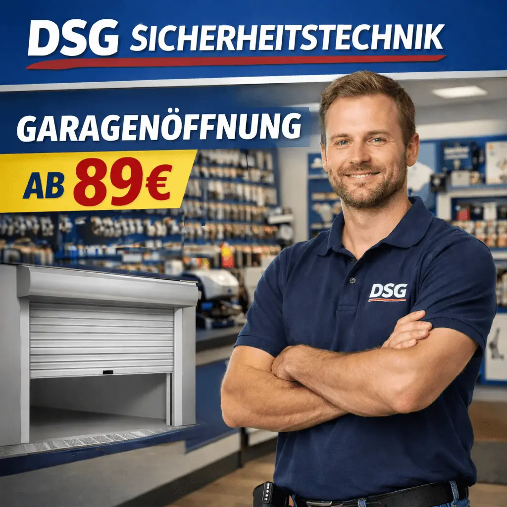 Schlüsseldienst für eine Garagenöffnung in Dinslaken