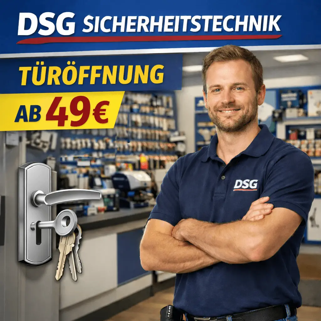 Schlüsseldienst für eine Türöffnung in Dinslaken